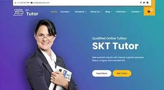 10 Best Professional Tutoring WordPress Themes & Templates My Tutor - Tutor LMS Theme for WordPress
