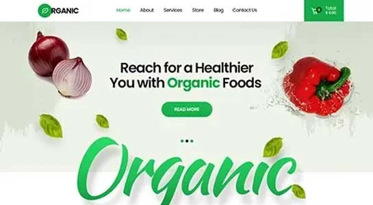 14 Organic Store WordPress Themes for Eco Friendly Shops SKT GreenMart - Organic Store WordPress Theme