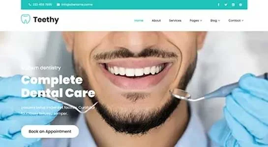 9 Best Orthodontist WordPress Themes for Smile Clinic and Dental Care Sites SKT Braces Specialist - Orthodontist WordPress Theme