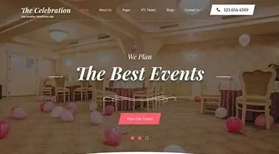 12 Best Party Rental WordPress Themes for Vacation and Party Rental SKT Celebration Rental - Party Rental WordPress Theme