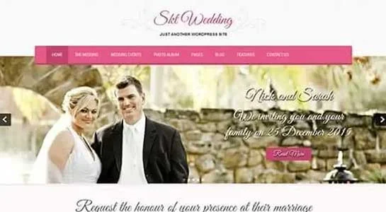 Top 11 Gorgeous Pink WordPress Themes for Stylish Sites SKT Rose - Free Pink WordPress Theme