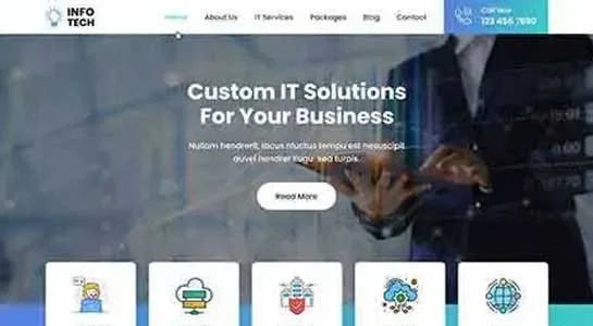 16 Best Web Development WordPress Themes for Websites SKT Infotech - Web Development WordPress Theme