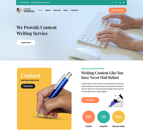 SKT Copywriter - Freelance Writer WordPress Theme