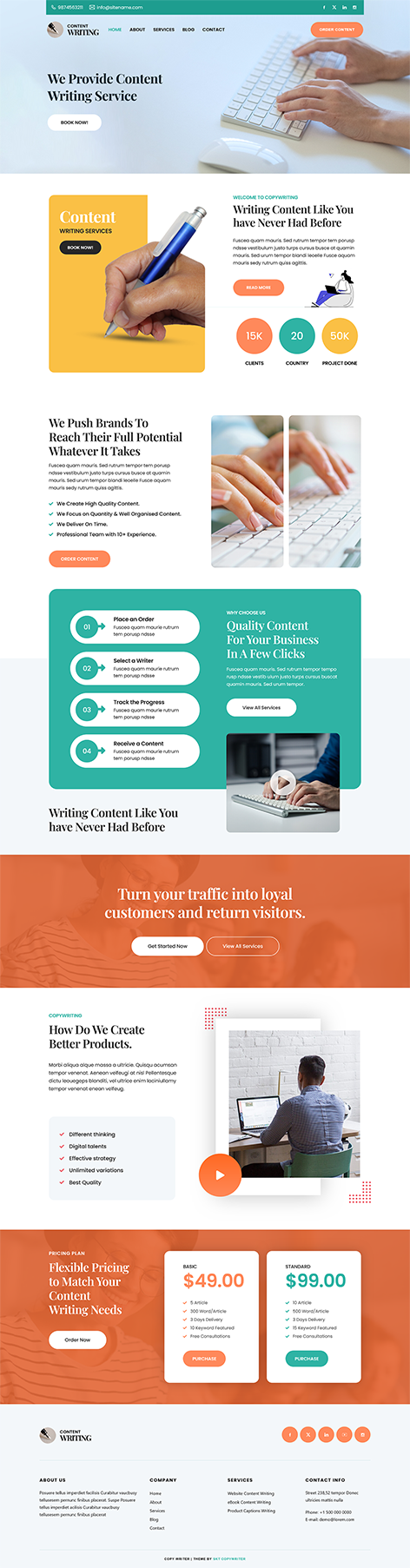 SKT Copywriter the Best Freelance Writer WordPress Theme 2026