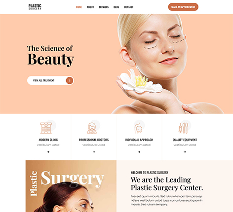 SKT Plastic Surgery - Plastic Surgery Clinic WordPress Theme