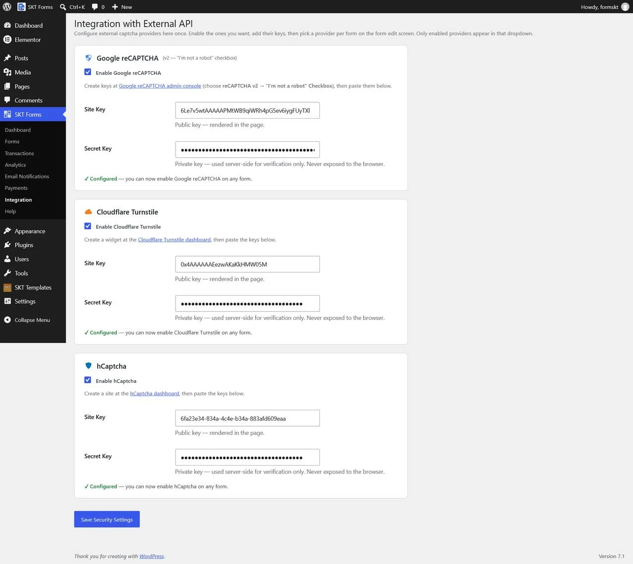 Create Contact Forms for Your WordPress Website Spam Protection