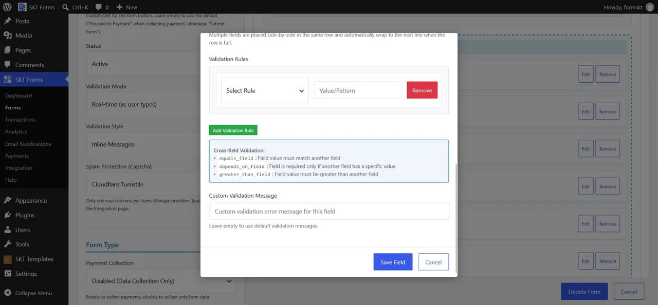 Create Contact Forms for Your WordPress Website Validation Rules